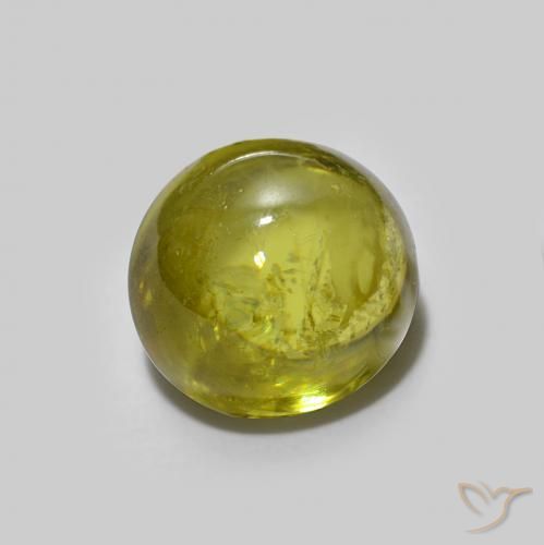9,17 ctw natürlicher gelblich-grün Sphene, Oval, Transparent