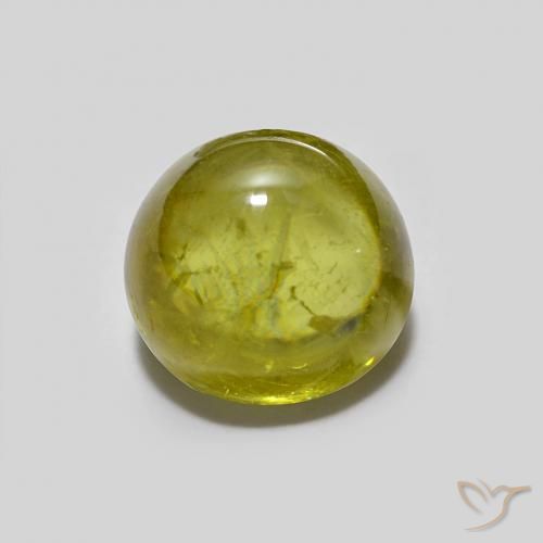 1.94ct Natürlicher gelblich-grün Sphene, Oval, Transparent
