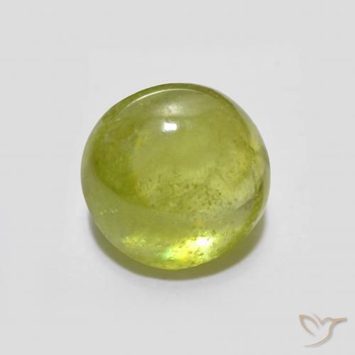 9,17 ctw natürlicher Mittelgelb Sphene, Oval, Transparent