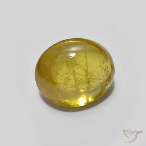 9,17 ctw natürlicher Gold-Orange Sphene, Oval, Transparent