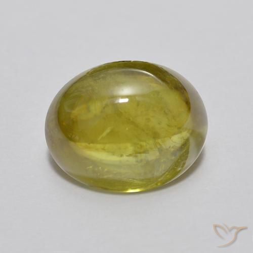 2.33ct Natürlicher Mittelgrün Sphene, Oval, Transparent