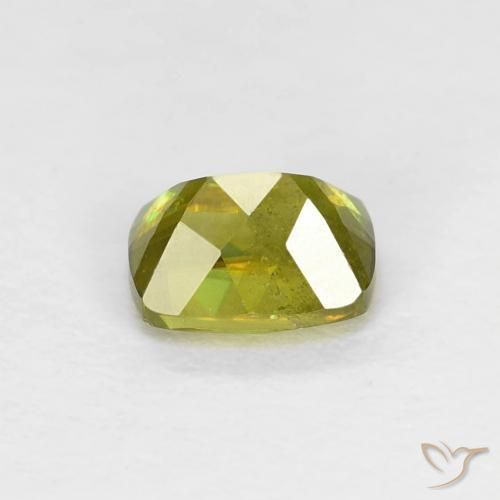 9,17 ctw natürlicher Warmes Waldgrün Sphene, Kissen, VS