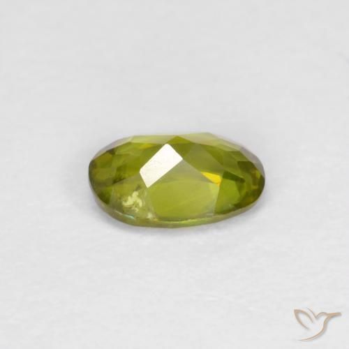 9,17 ctw natürlicher Warmes Waldgrün Sphene, Oval, VS