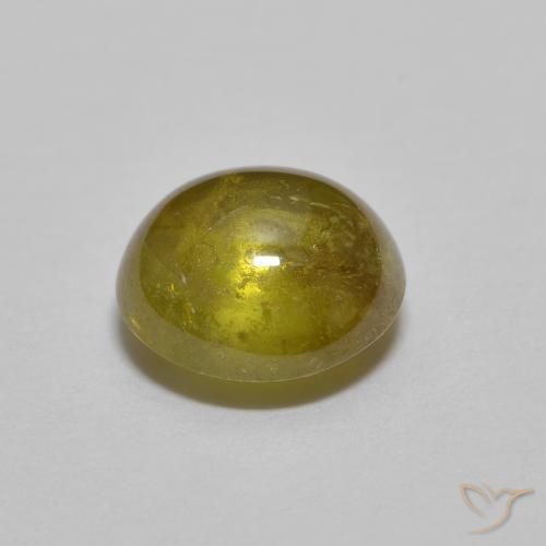 9,17 ctw natürlicher Erdiges Gold Sphene, Oval, Transparent