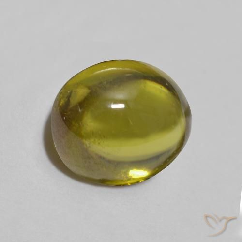 9,17 ctw natürlicher Erdiges Gold Sphene, Oval, Transparent