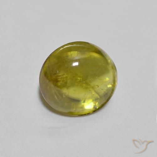 9,17 ctw natürlicher Mittleres Gold Sphene, Oval, Transparent