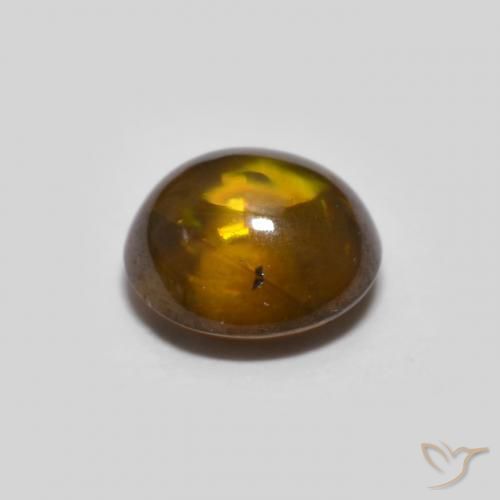 9,17 ctw natürlicher Warmes Braun Sphene, Oval, Transparent