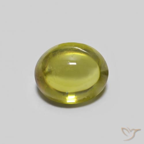 0.73ct Natürlicher gelblich-grün Sphene, Oval, Transparent