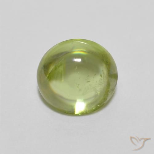 0.99ct Natürlicher Leichtes lebendiges Grün Sphene, Oval, Transparent