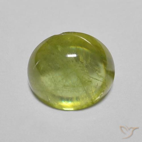 1.83ct Natürlicher Mittelgrün Sphene, Oval, Transparent