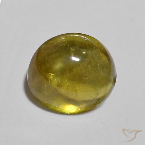 9,17 ctw natürlicher Erdiges Gold Sphene, Oval, Transparent
