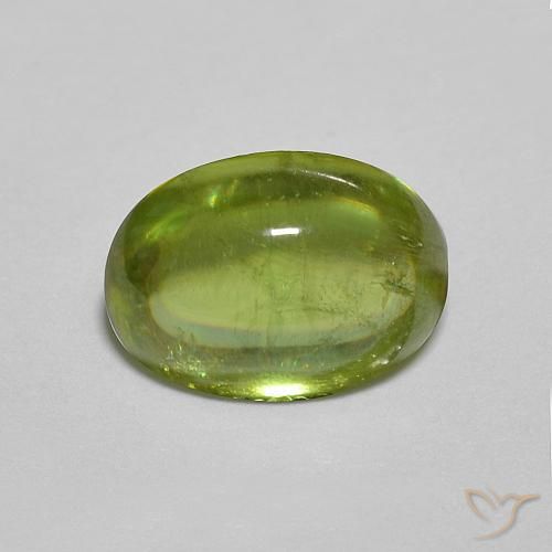 1.31ct Natürlicher Medium Dark-Green Sphene, Oval, Transparent