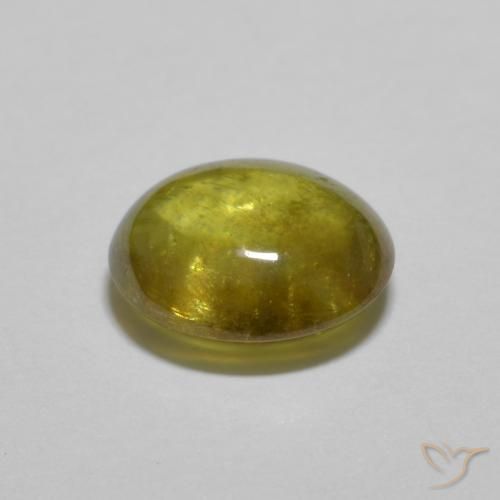 9,17 ctw natürlicher Tiefes Goldbraun Sphene, Oval, Transparent
