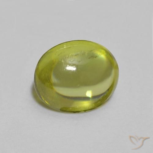 9,17 ctw natürlicher Warmes Erdgrün Sphene, Oval, Transparent
