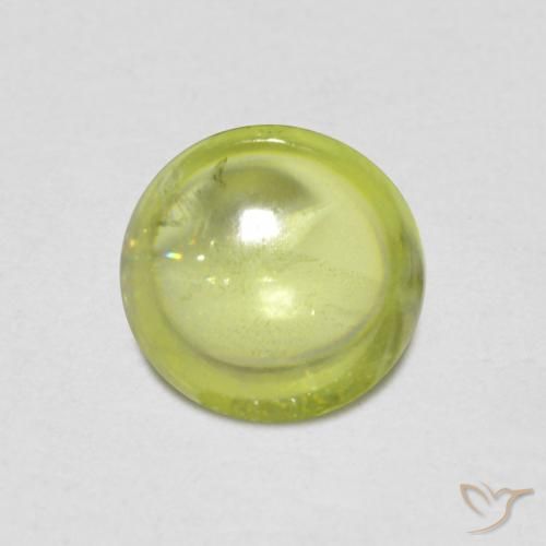 0.94ct Natürlicher hellgrün Sphene, Oval, Transparent