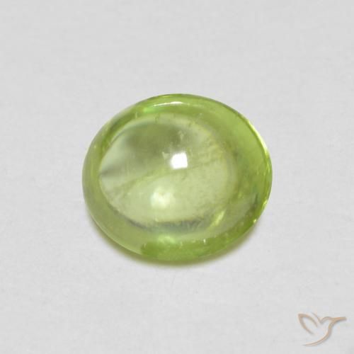 0.78ct Natürlicher Leichtes lebendiges Grün Sphene, Oval, Transparent