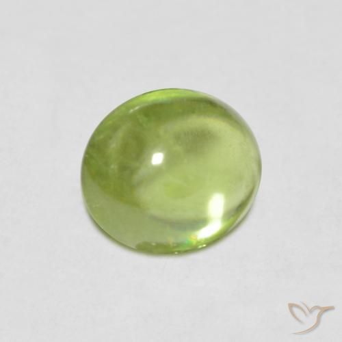 9,17 ctw natürlicher Leichtes lebendiges Grün Sphene, Oval, Transparent