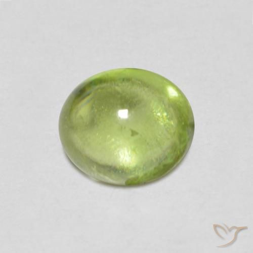 0.84ct Natürlicher hellgrün Sphene, Oval, Transparent