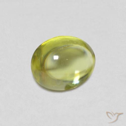 9,17 ctw natürlicher Warmes Waldgrün Sphene, Oval, Transparent