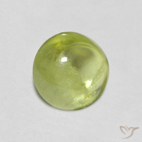 9,17 ctw natürlicher Olivgrün Sphene, Oval, Transparent