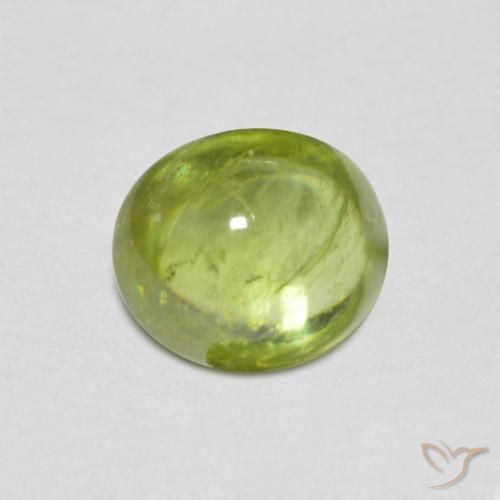 1.07ct Natürlicher Leichtes lebendiges Grün Sphene, Oval, Transparent