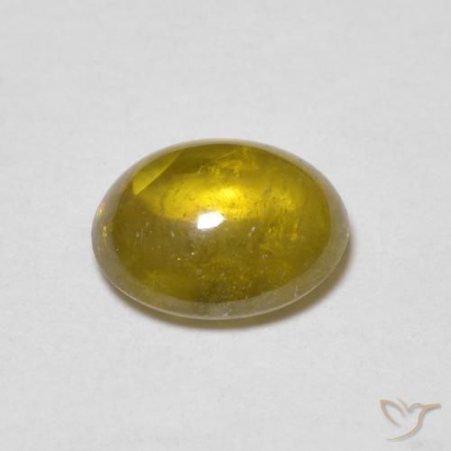 9,17 ctw natürlicher Medium Golden Brown Sphene, Oval, Transparent
