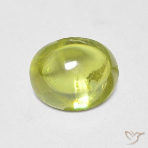 1.09ct Natürlicher Mittelgelb Sphene, Oval, Transparent