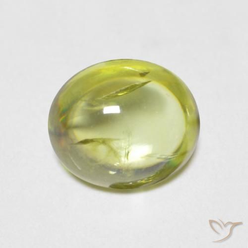 1.12ct Natürlicher Zitronengelb Sphene, Oval, Transparent