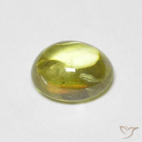 9,17 ctw natürlicher Zitronengelb Sphene, Oval, Transparent