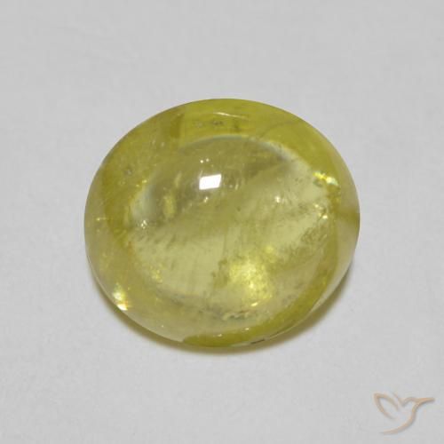 1.25ct Natürlicher Goldgrün Braun Sphene, Oval, Transparent