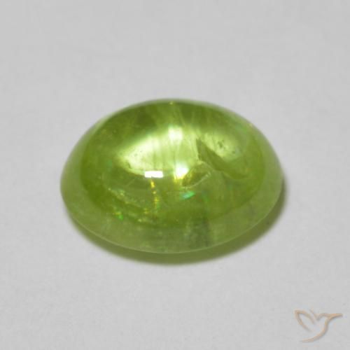 9,17 ctw natürlicher Leichtes lebendiges Grün Sphene, Oval, Transparent
