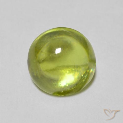 1.22ct Natürlicher Olivgrün Sphene, Runden, Transparent