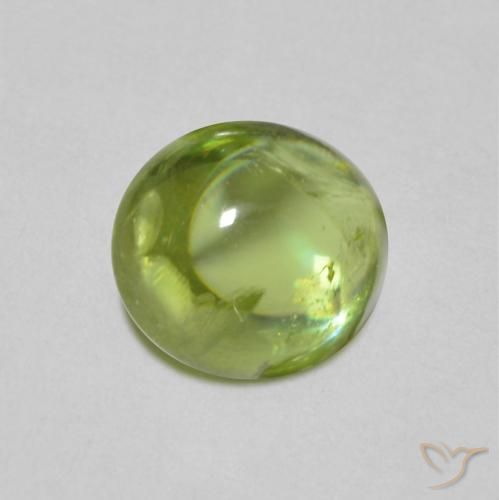 9,17 ctw natürlicher hellgrün Sphene, Oval, Transparent