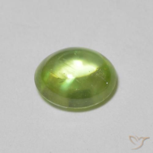 9,17 ctw natürlicher Leichtes lebendiges Grün Sphene, Oval, Transparent