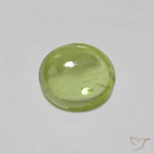 1.08ct Natürlicher Leichtes lebendiges Grün Sphene, Oval, Transparent