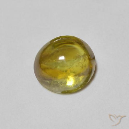 9,17 ctw natürlicher Warmes Grün Sphene, Oval, Transparent