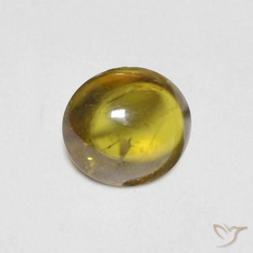 9,17 ctw natürlicher Erdiges Gold Sphene, Oval, Transparent