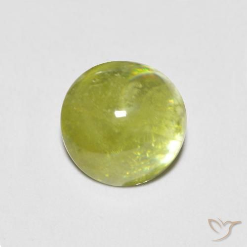 9,17 ctw natürlicher Helles Zitronengelb Sphene, Oval, Transparent