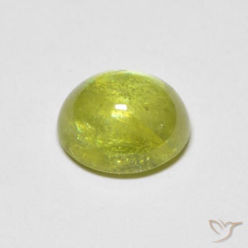 9,17 ctw natürlicher Helles Zitronengelb Sphene, Oval, Transparent