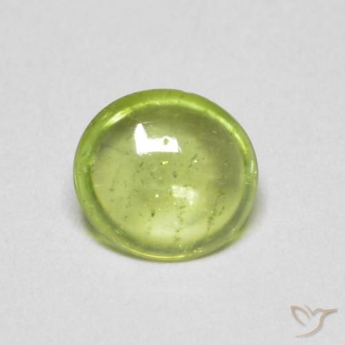 9,17 ctw natürlicher limettengrün Sphene, Oval, Transparent