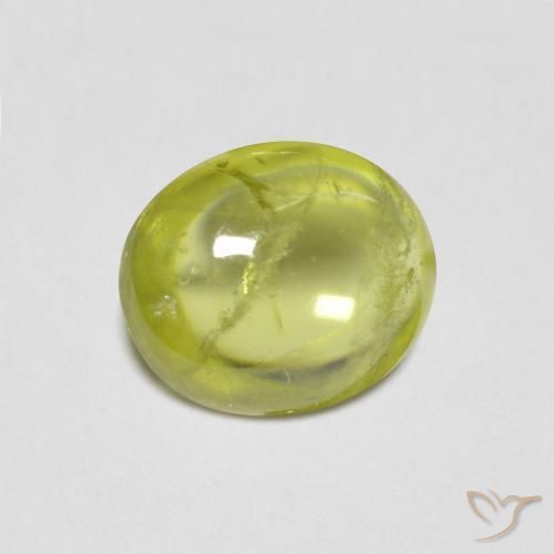 2.76ct Natürlicher Mittelgelb Sphene, Oval, Transparent