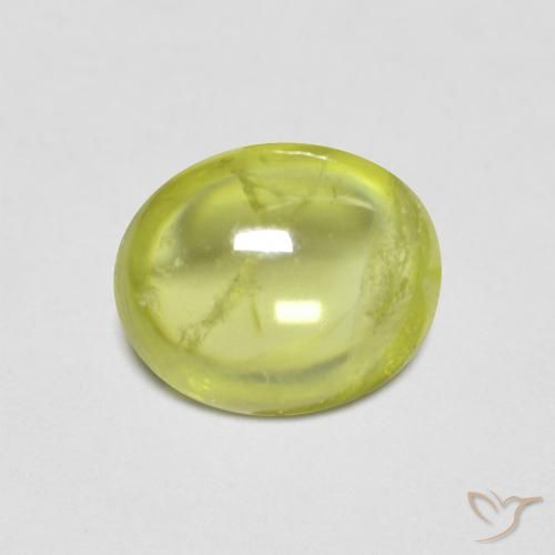 9,17 ctw natürlicher Mittelgelb Sphene, Oval, Transparent