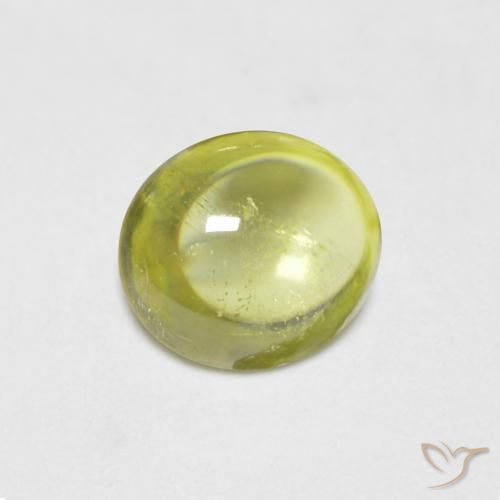 9,17 ctw natürlicher limettengrün Sphene, Oval, Transparent