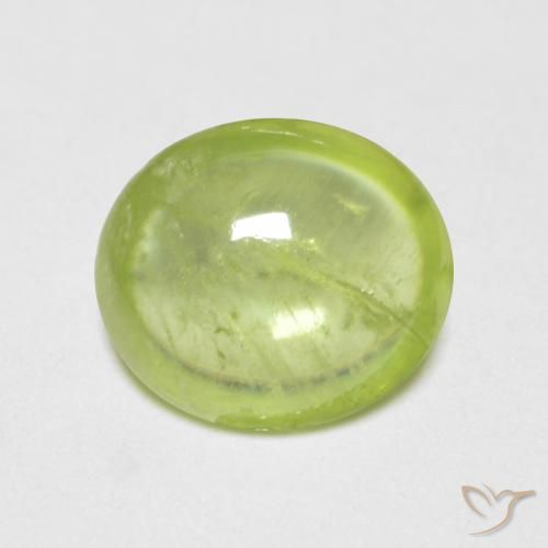 1.42ct Natürlicher hellgrün Sphene, Oval, Transparent