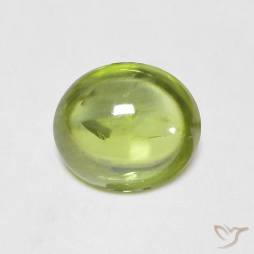 1.34ct Natürlicher hellgrün Sphene, Oval, Transparent