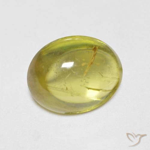 9,17 ctw natürlicher Mittelgelb Sphene, Oval, Transparent