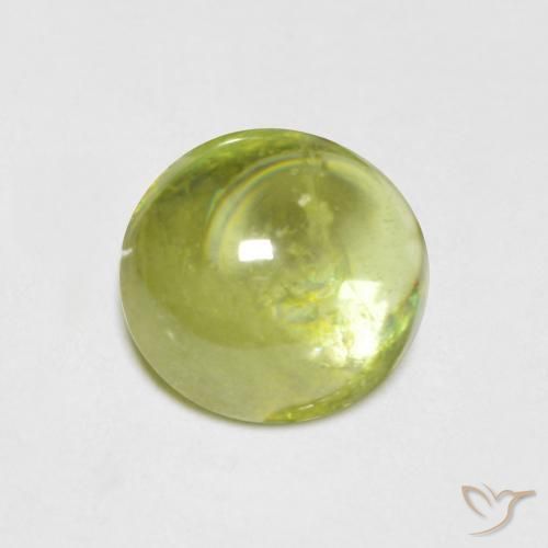 9,17 ctw natürlicher Olivgrün Sphene, Oval, Transparent