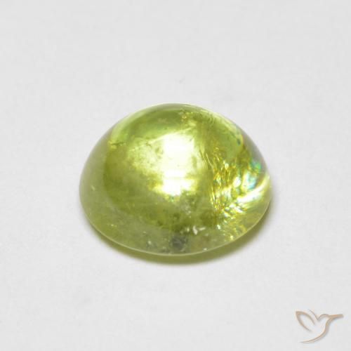 9,17 ctw natürlicher Olivgrün Sphene, Oval, Transparent