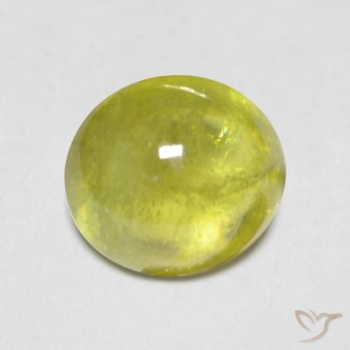 1.83ct Natürlicher hellgrün Sphene, Oval, Transparent