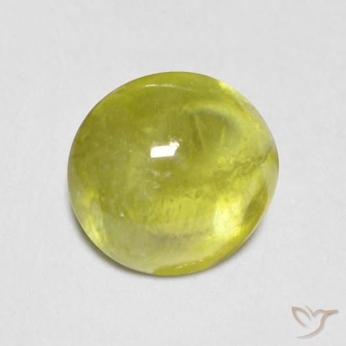 9,17 ctw natürlicher hellgrün Sphene, Oval, Transparent